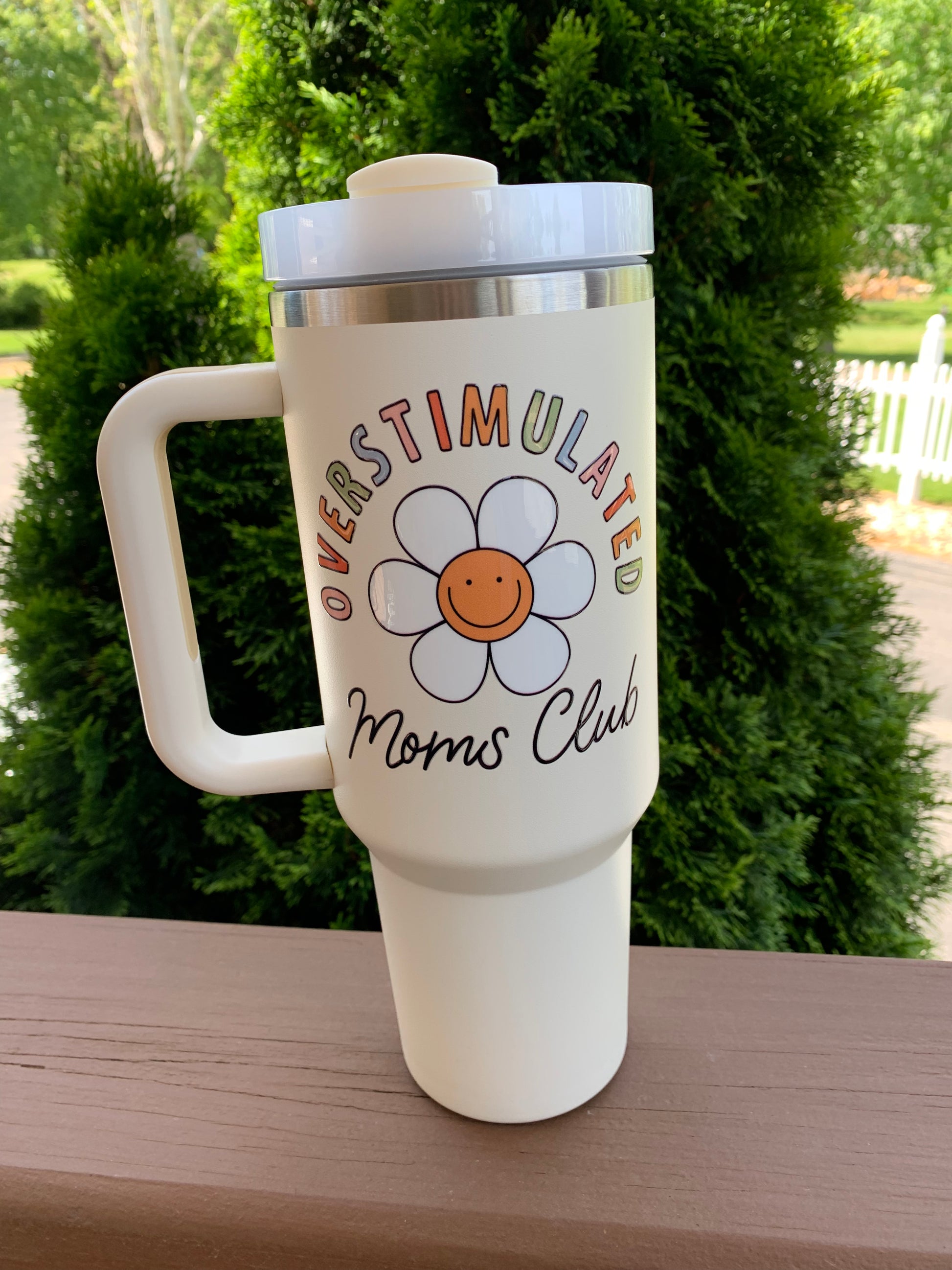 MAMA Stanley Dupe Tumbler or Coffee Mug, Glass Can, Checkered Mama